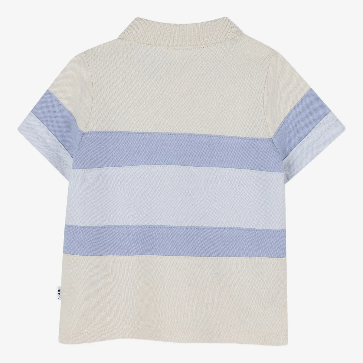 Striped Logo Polo Shirt