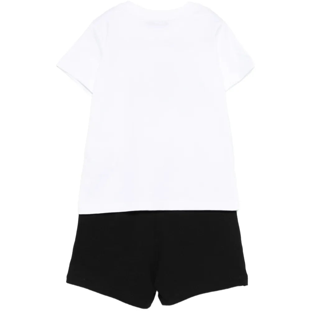 Logo Print Shorts Set