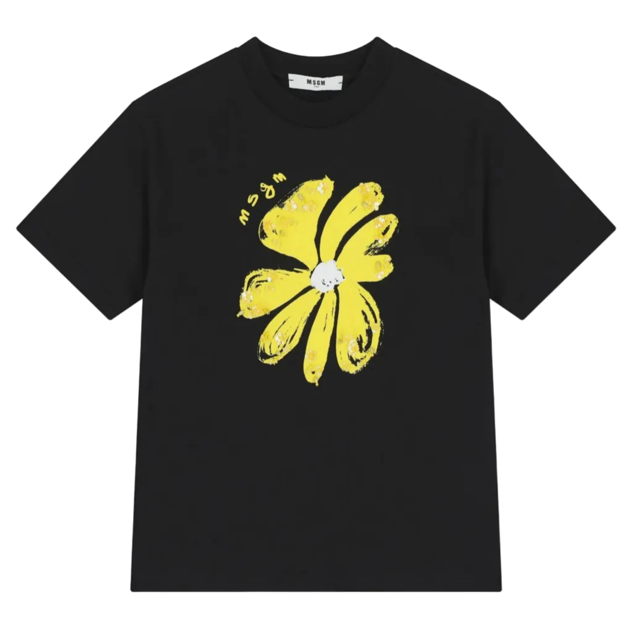 Logo Printed Abstract T-Shirt