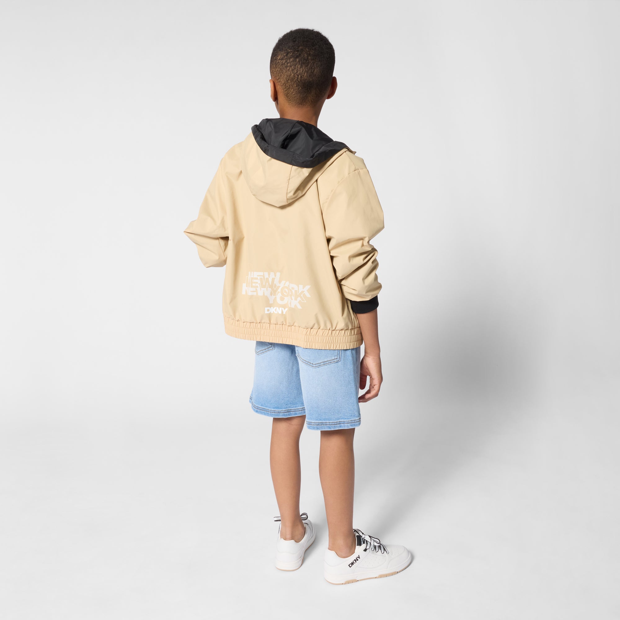 Buttoned Denim Shorts
