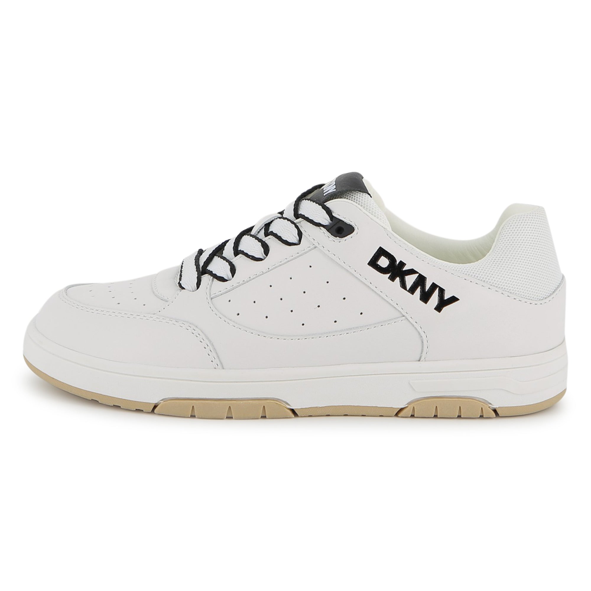Leather Laced Trainers