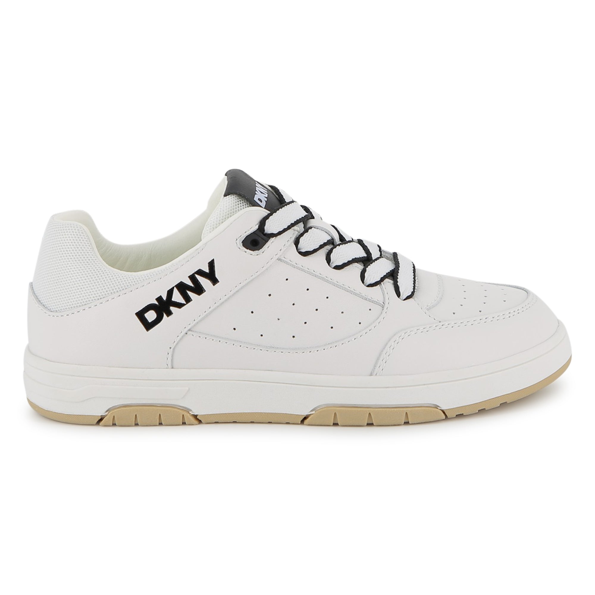 Leather Laced Trainers