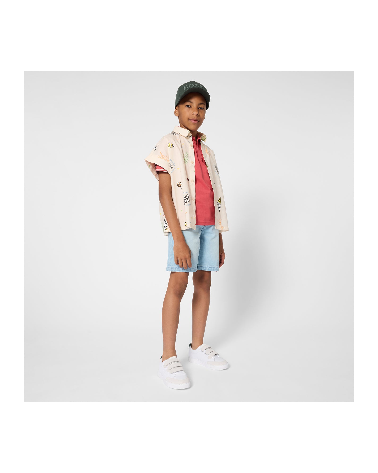 Pocket Denim Shorts