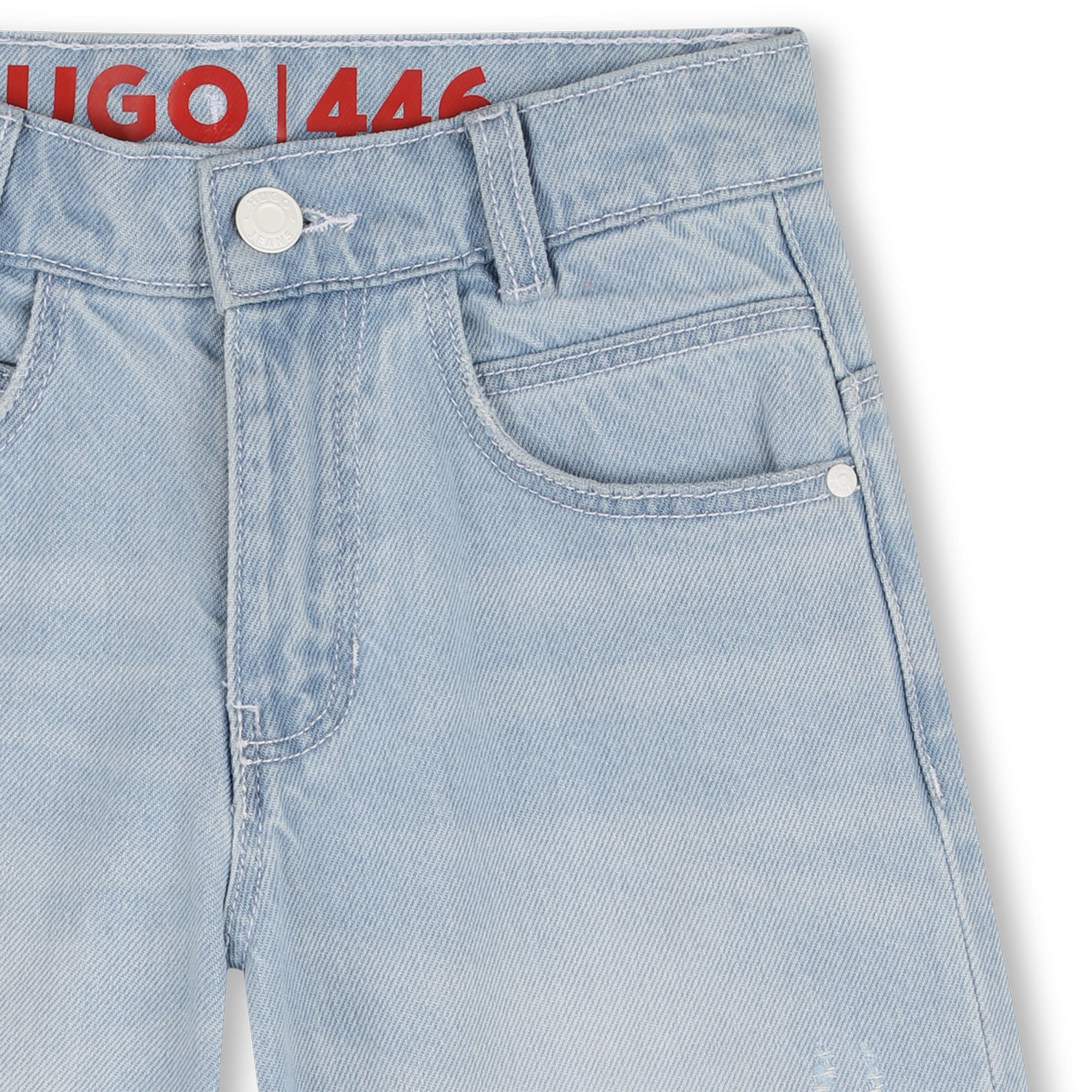 Pocket Denim Shorts