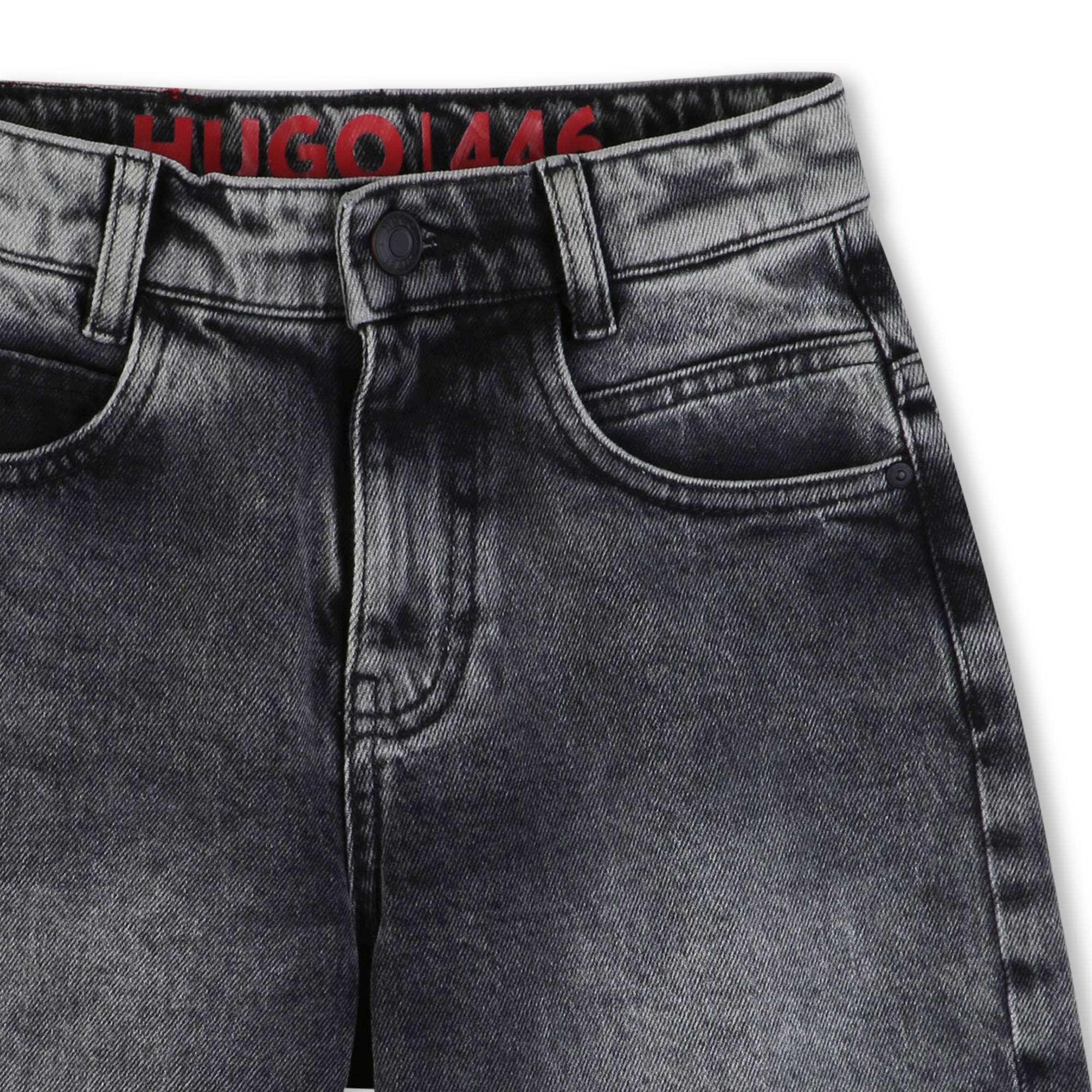 Pocket Denim Shorts
