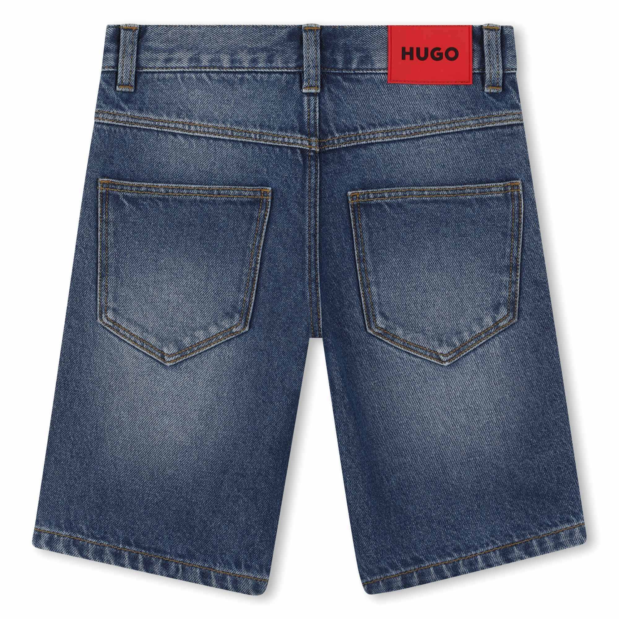 Pocket Denim Shorts