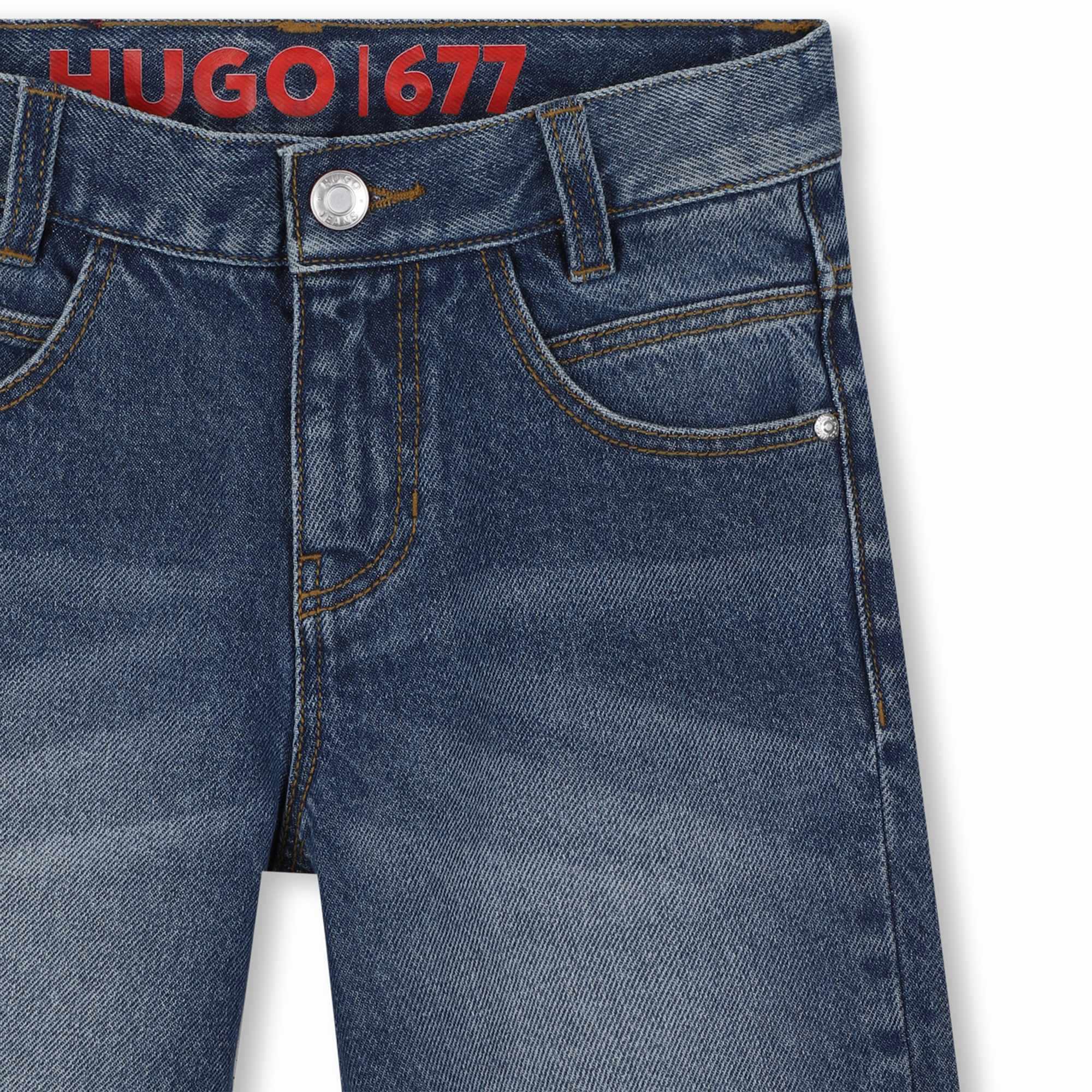 Pocket Denim Shorts