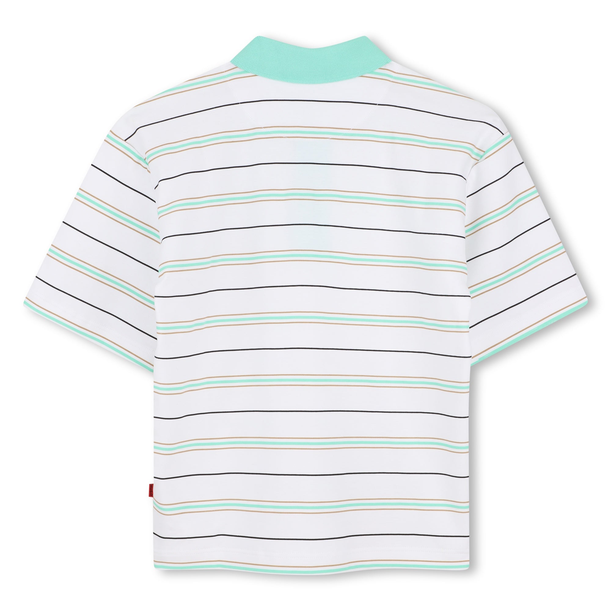 Stripe Logo Polo Shirt