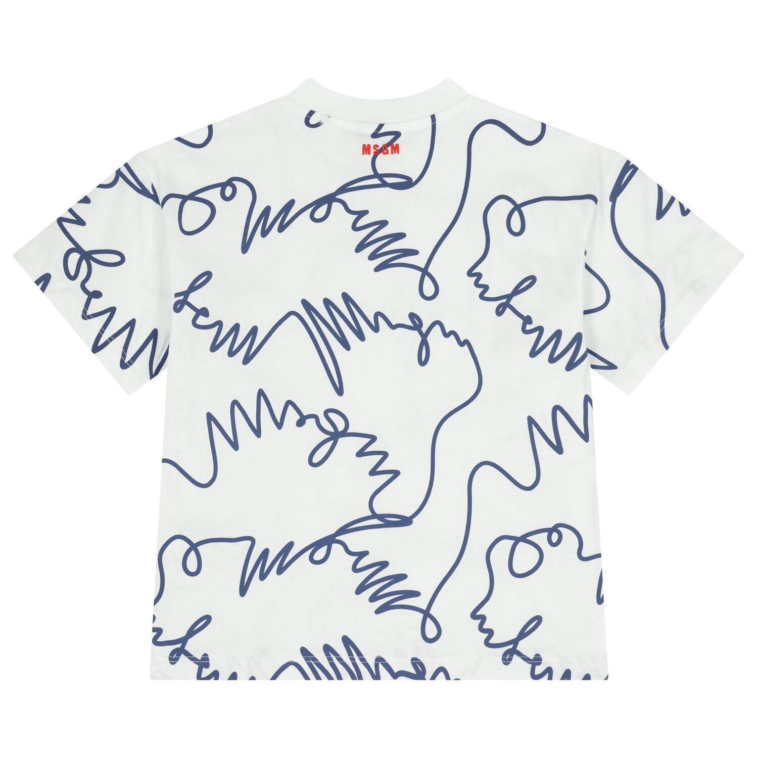 Logo Printed Abstract T-Shirt