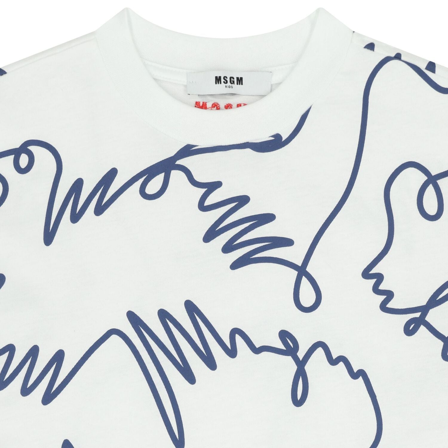 Logo Printed Abstract T-Shirt