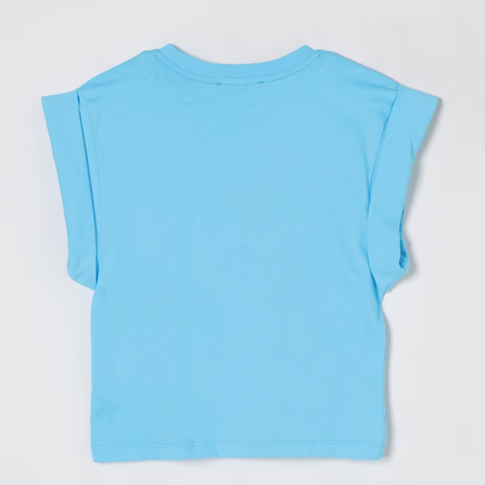 Beaded Logo Print T-Shirt