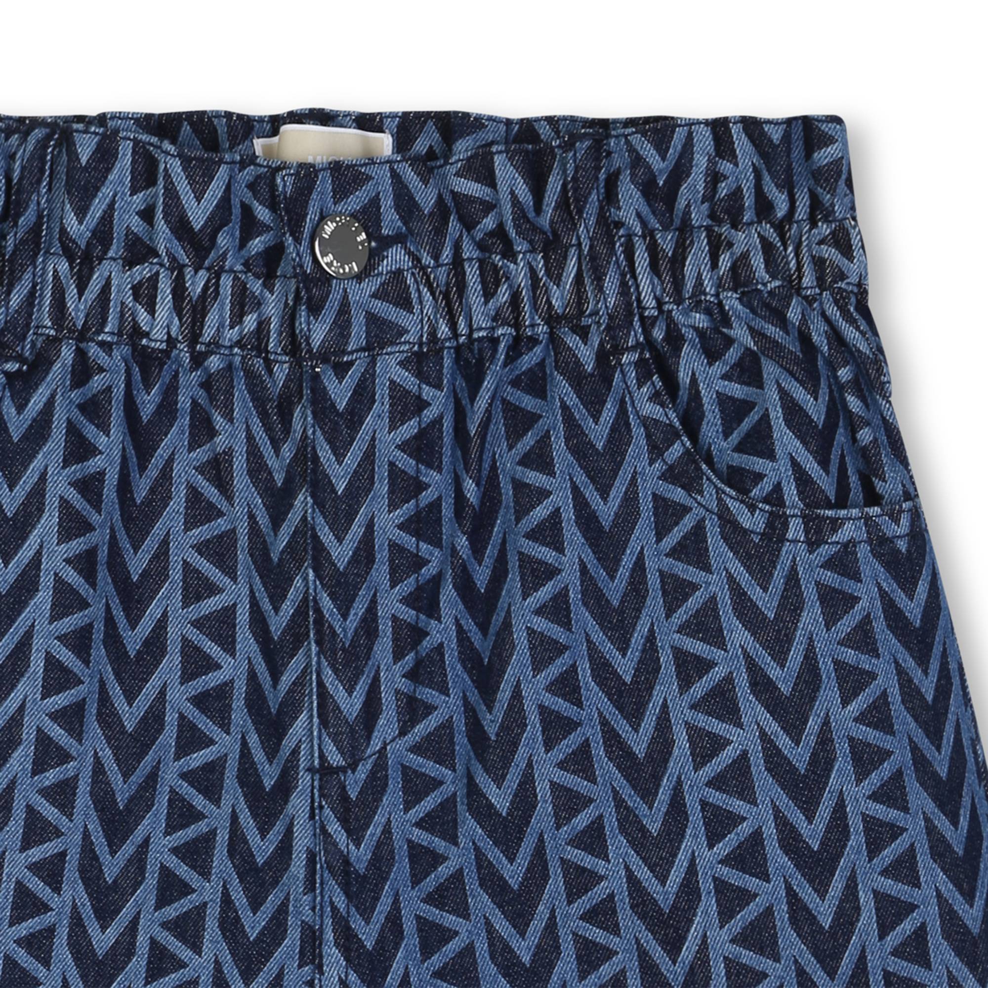 Print Monogram Shorts