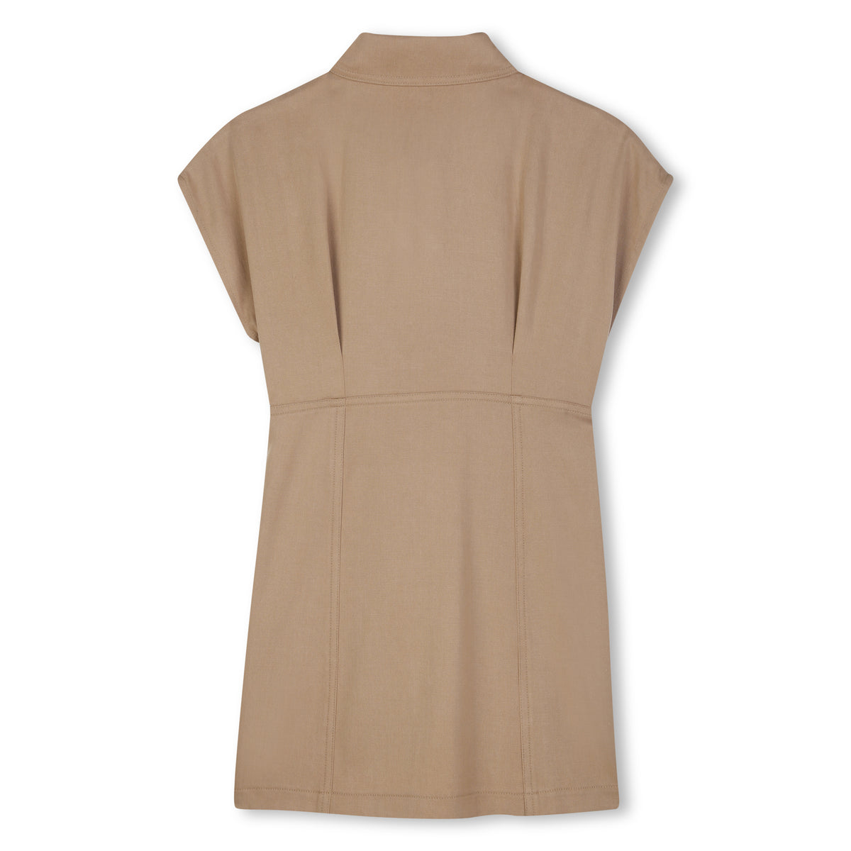 Pleated Shirt Dress