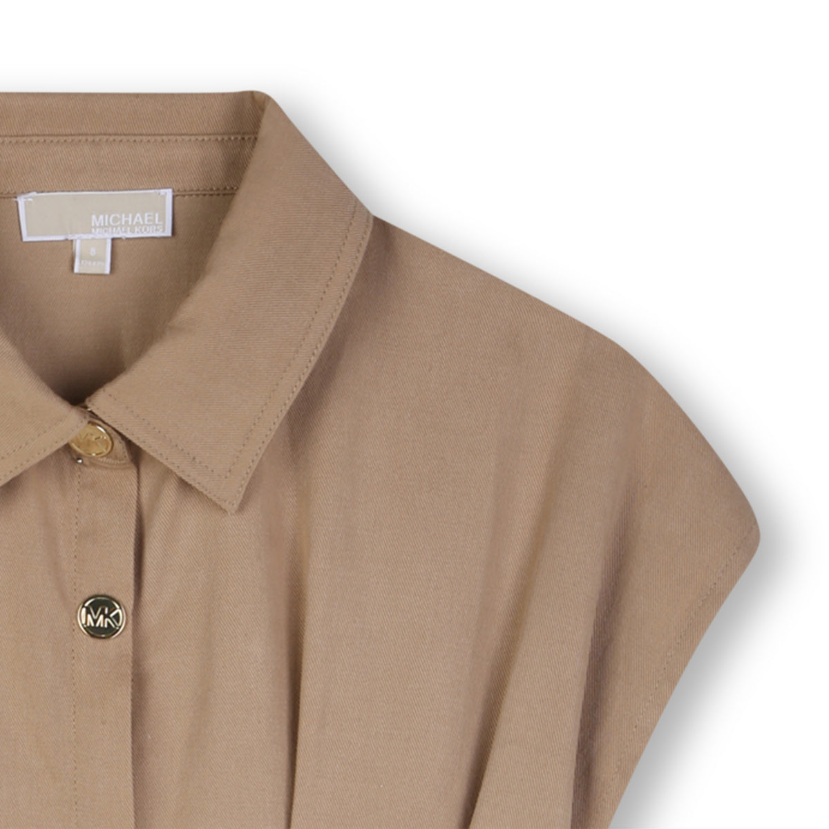 Pleated Shirt Dress