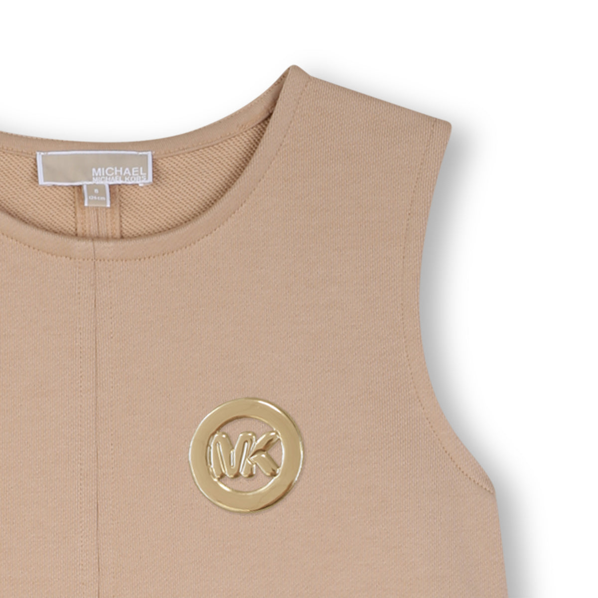 Plaque Sleeveless Dress