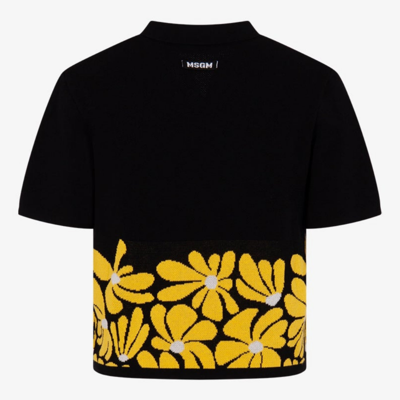 Striped Pattern Polo Shirt