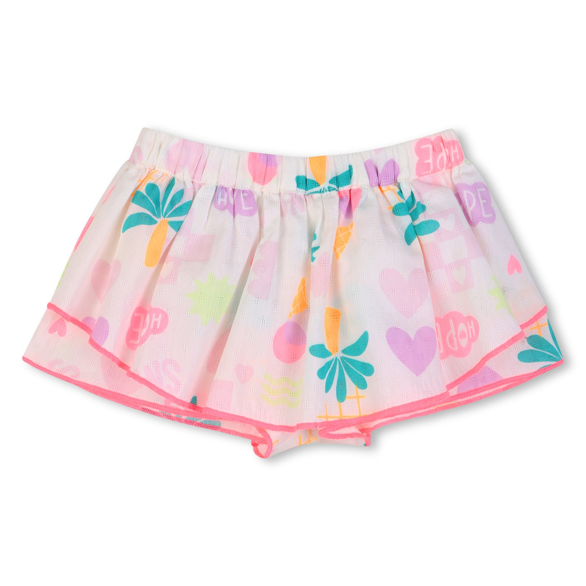 Graphic Print Shorts Set