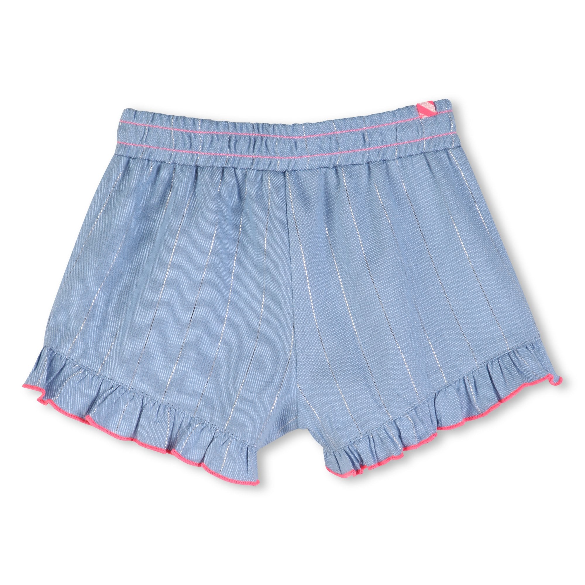 Striped Ruffled Shorts