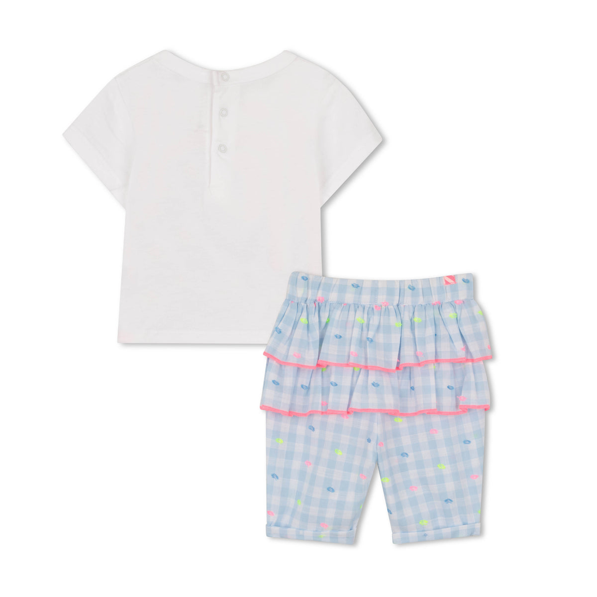Ruffled Strawberry Trousers Set