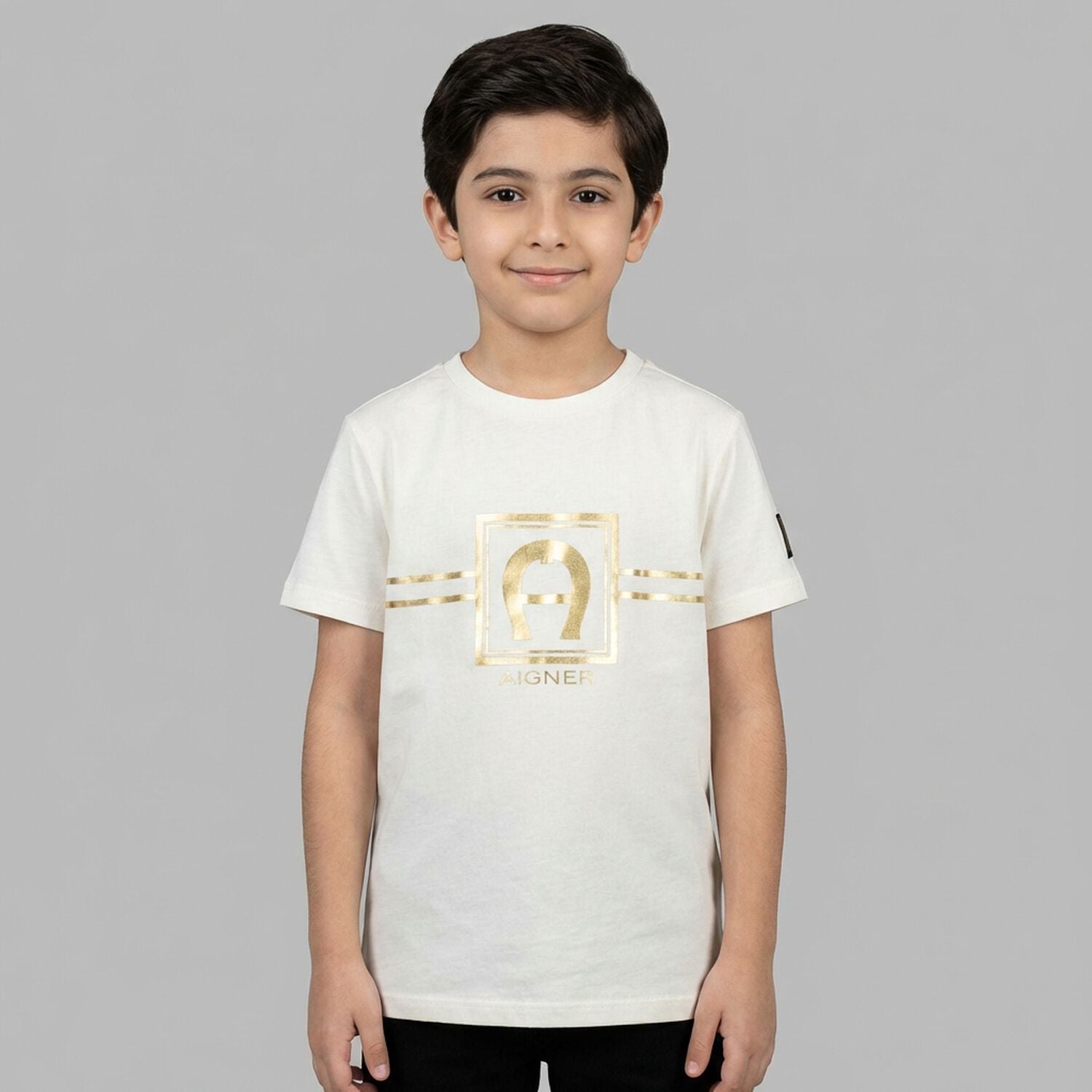 AIGNERGold Logo T-Shirt4062176910619SAVANNA