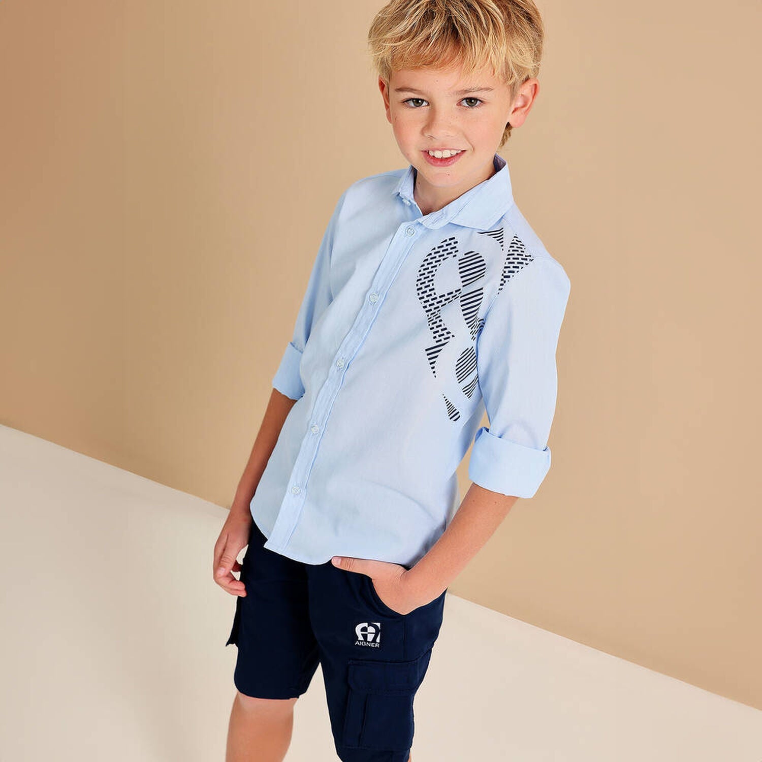 AIGNERLogo Print Shirt4062176678304SAVANNA