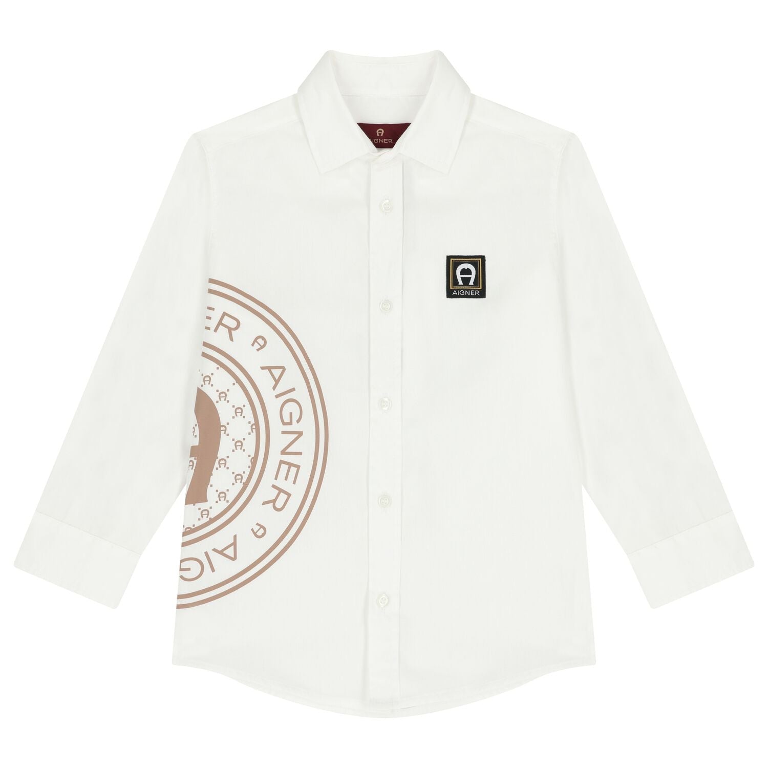 AIGNERLogo Print Shirt4062176849544SAVANNA