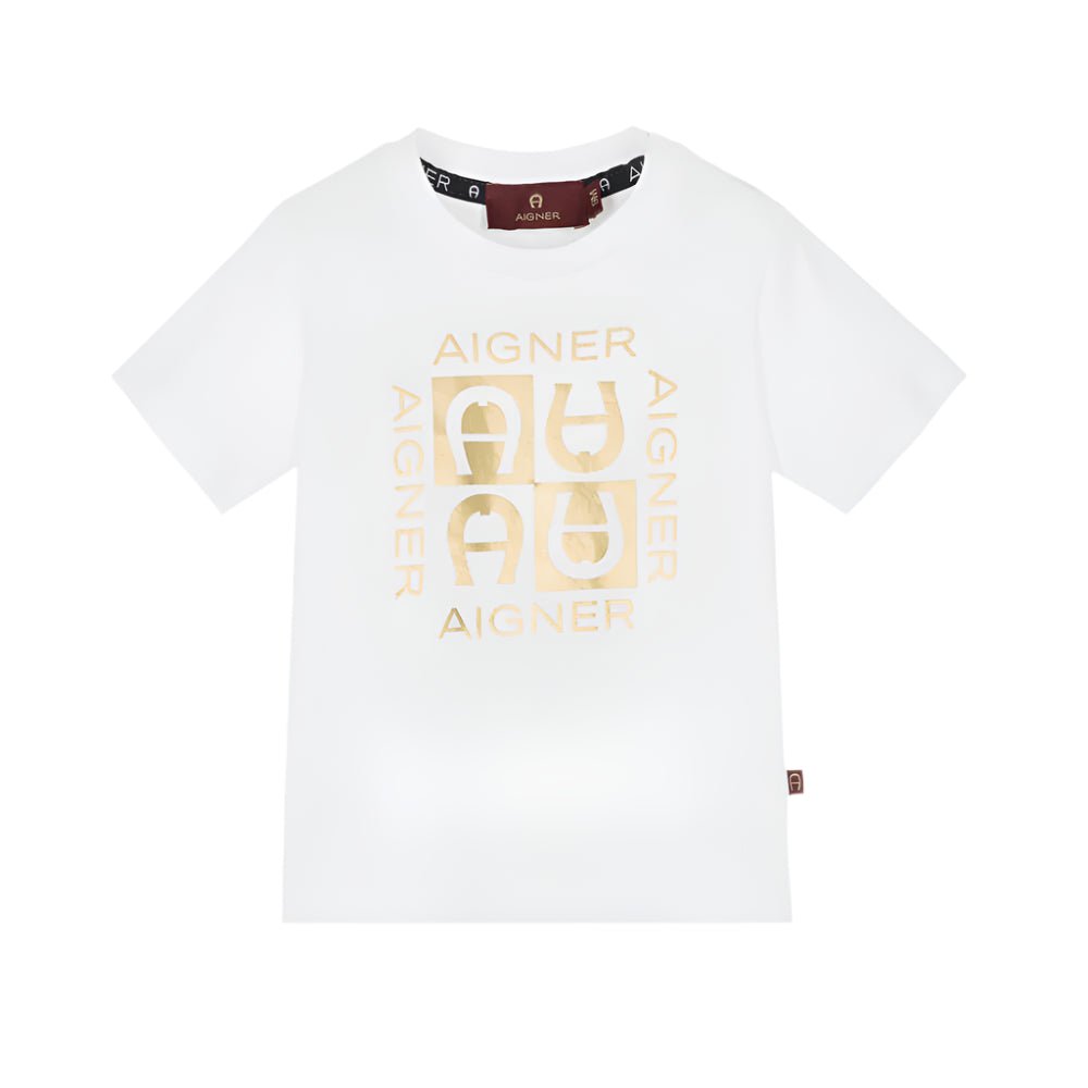 AIGNERLogo Print T-Shirt4062176677666SAVANNA