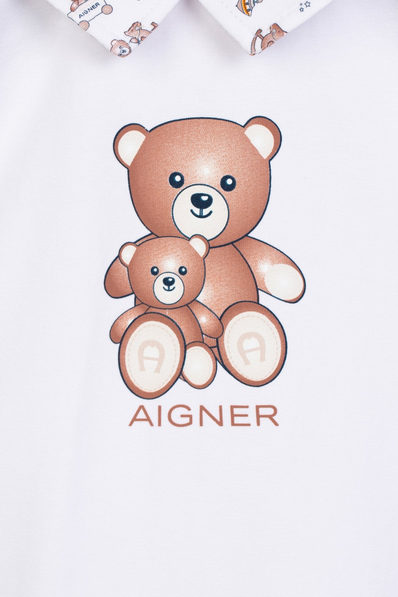 AIGNERTeddy Bear Logo Babygrow4062176838838SAVANNA