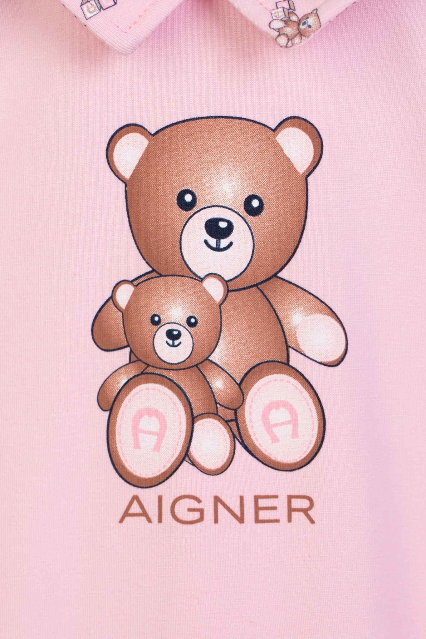 AIGNERTeddy Bear Logo Babygrow4062176838913SAVANNA
