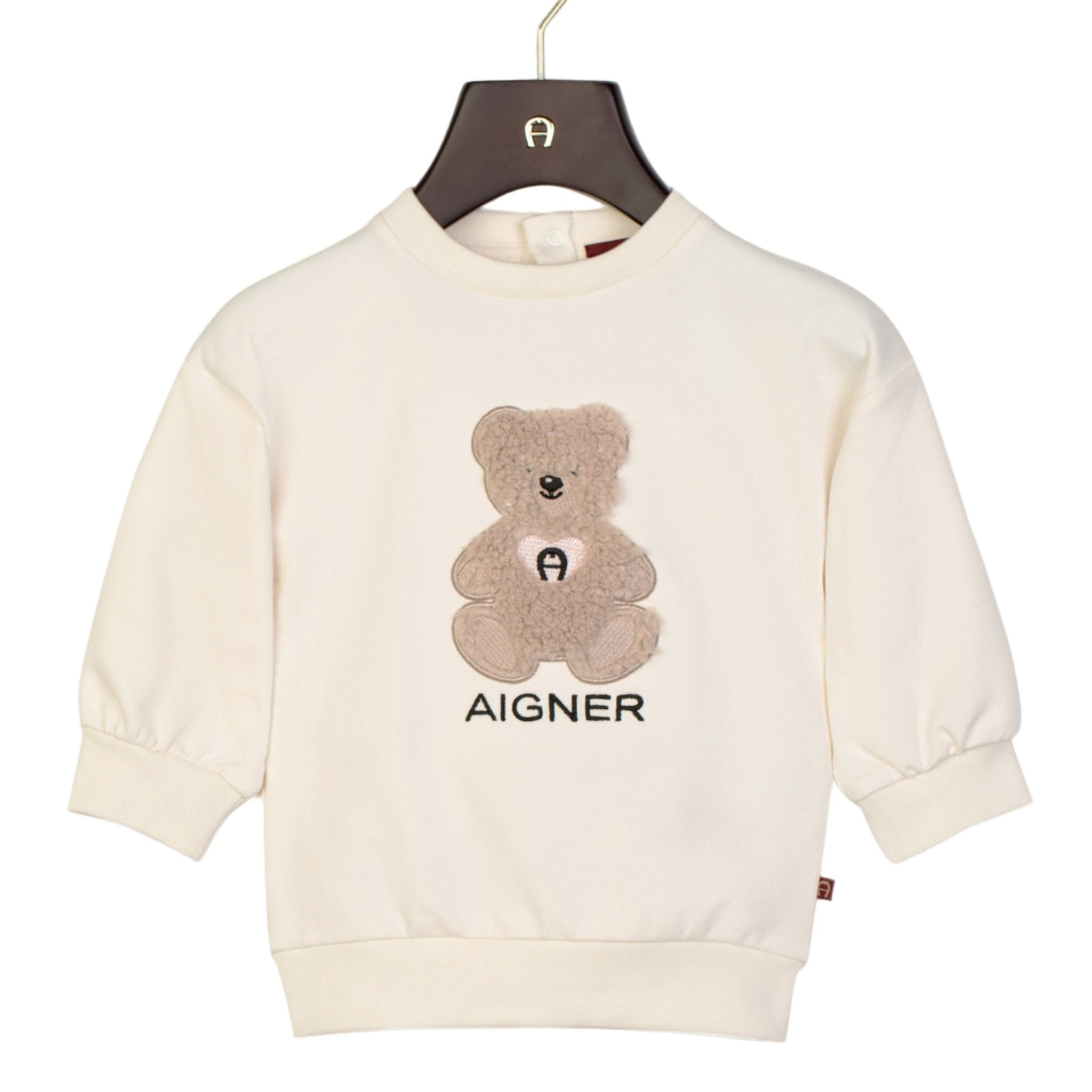AIGNERTeddy Bear Logo Sweatshirt4062176816959SAVANNA