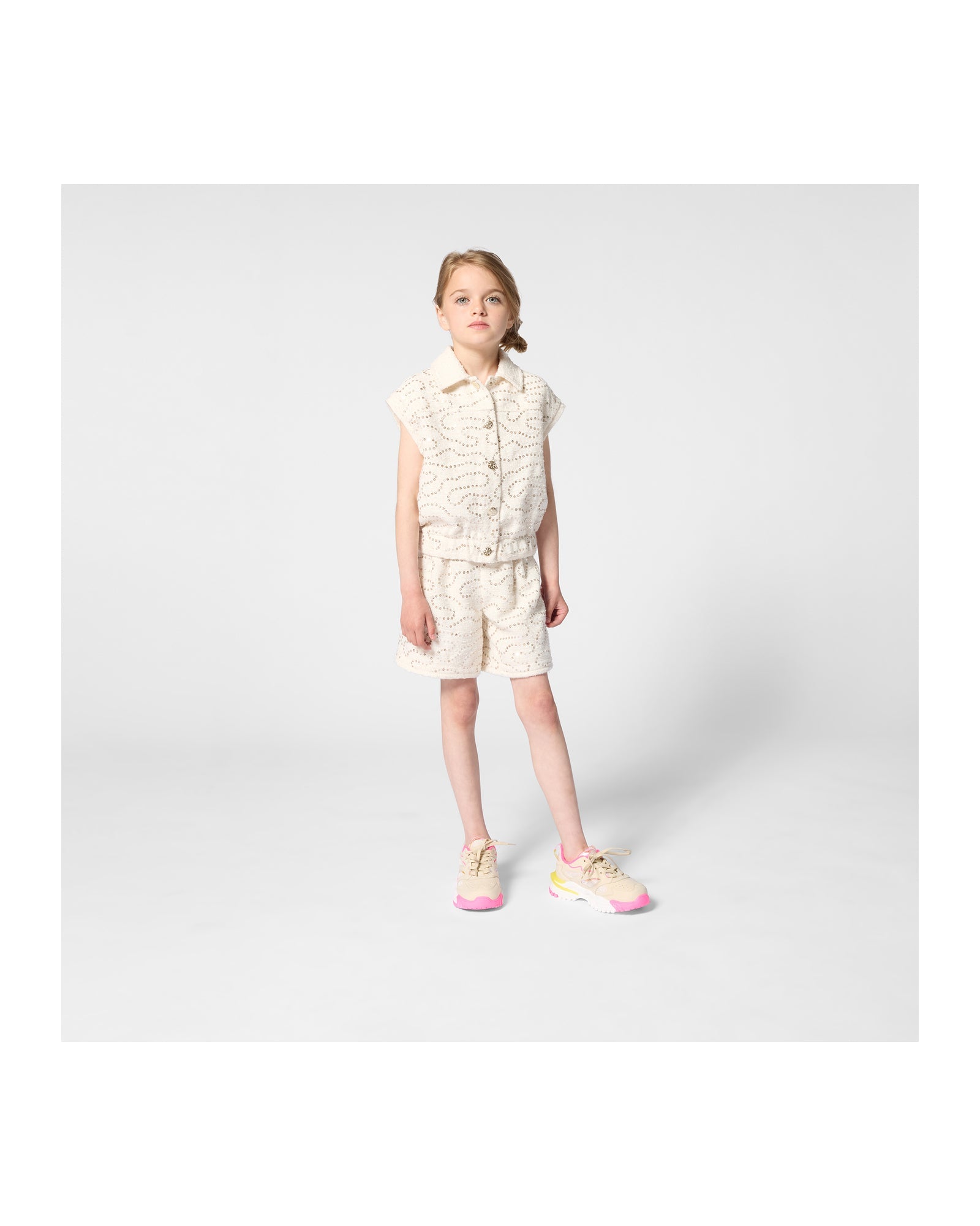 BillieblushLace Panelled Sneakers3617165968150SAVANNA