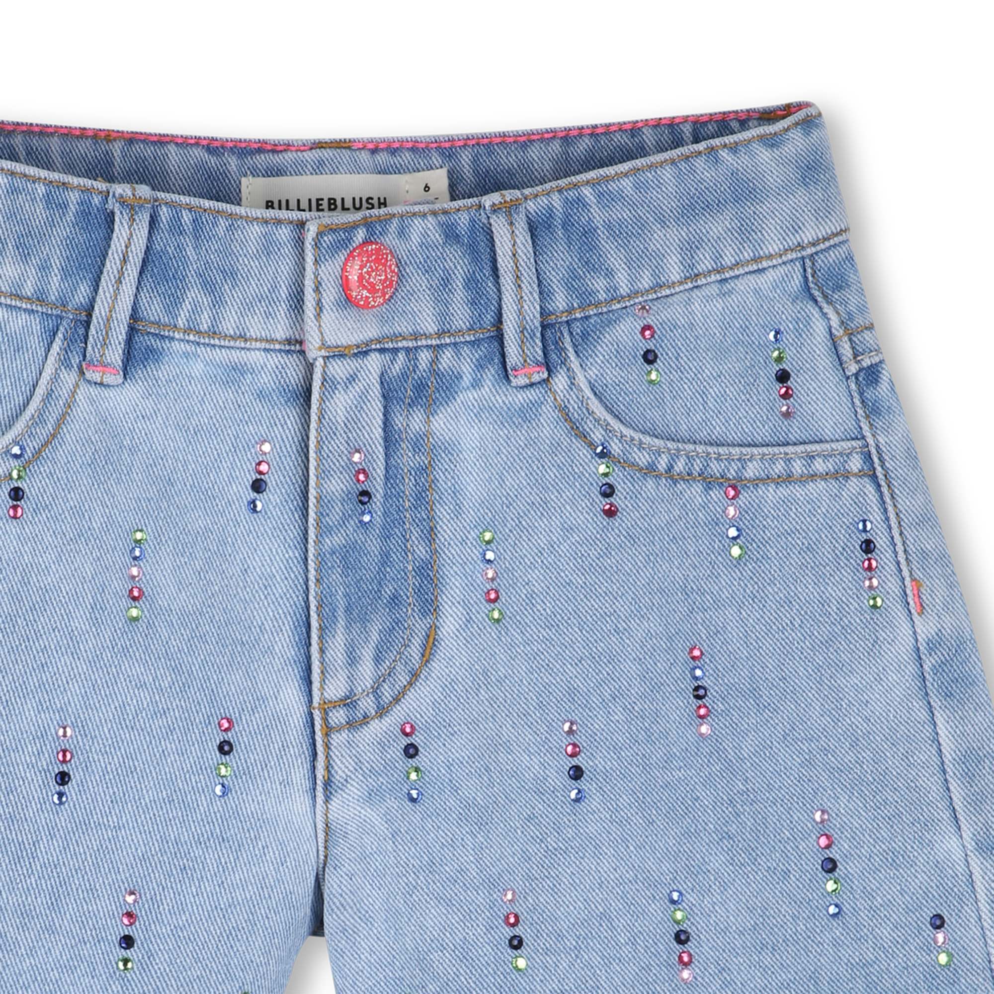 BillieblushRhinestones Denim Shorts3617165836084SAVANNA
