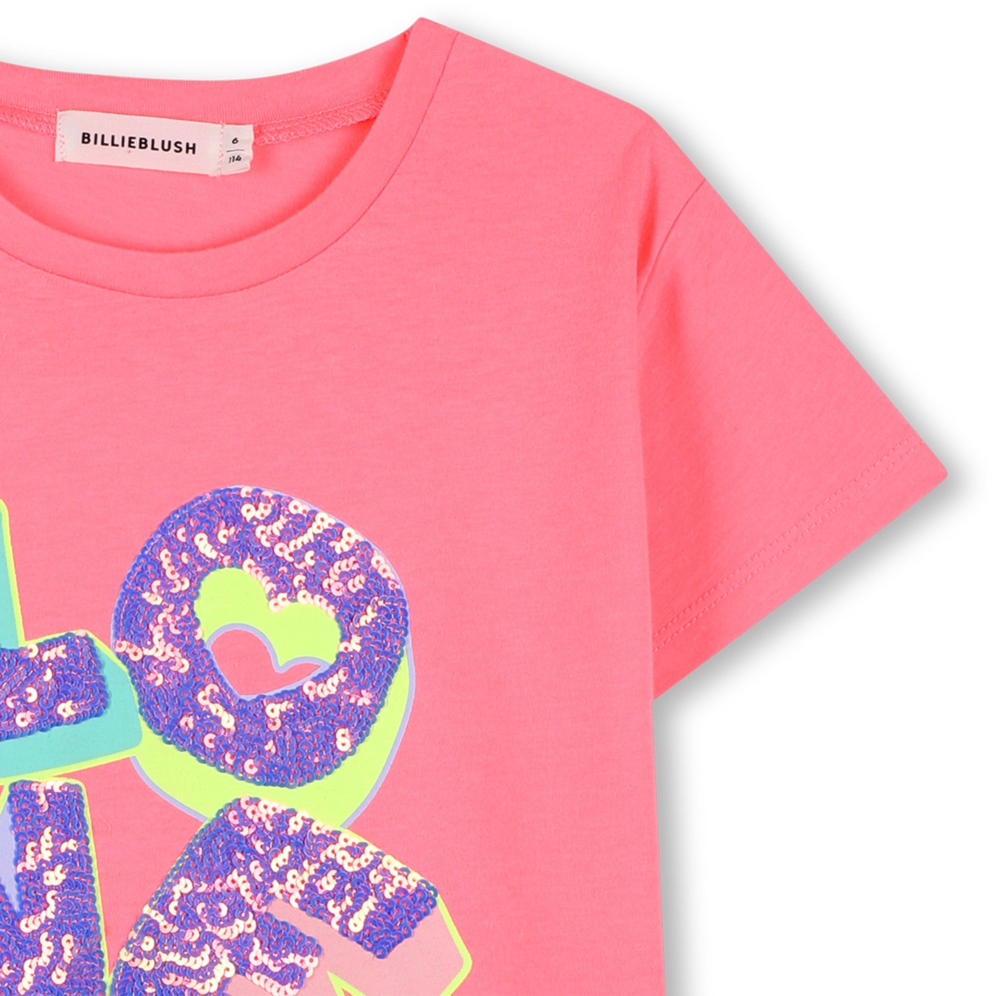 BillieblushSequinned Love Motif T-Shirt3617166021069SAVANNA