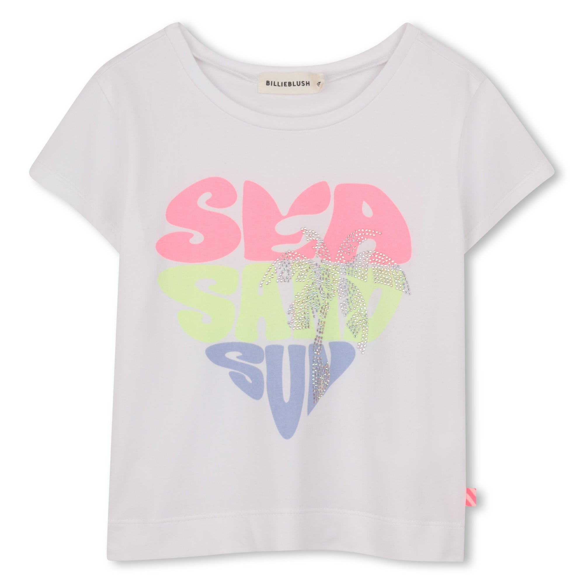 BillieblushSlogan Rhinestone T-Shirt3617165969737SAVANNA