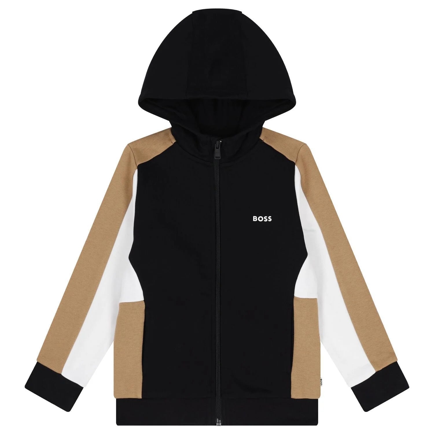 BossLogo Hooded Zip Up Top3617165740268SAVANNA
