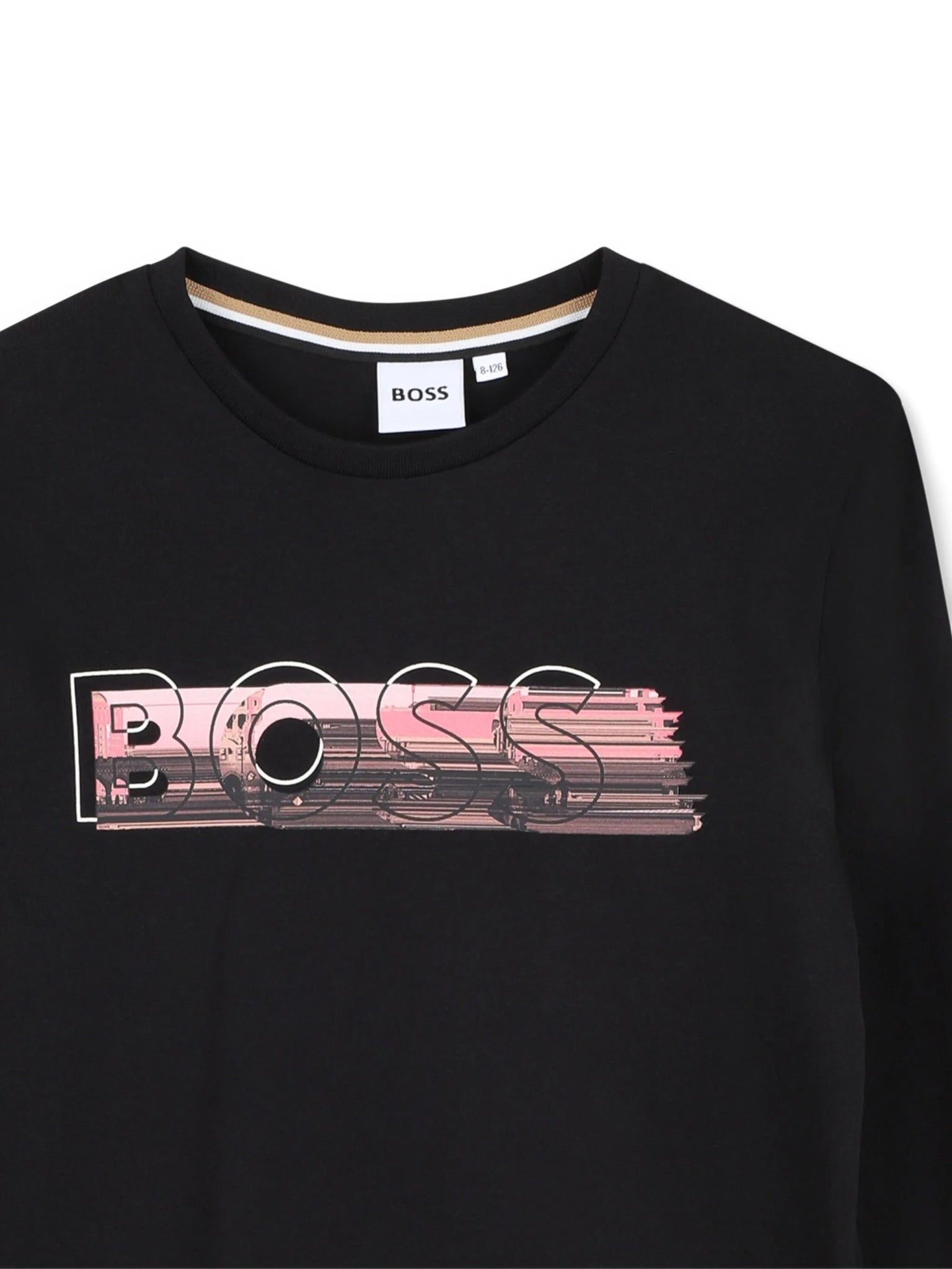 BossLogo Print Long Sleeve T-Shirt3617165733505SAVANNA