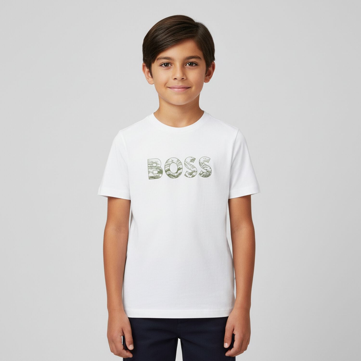 BossLogo Print T-Shirt3617165741463SAVANNA