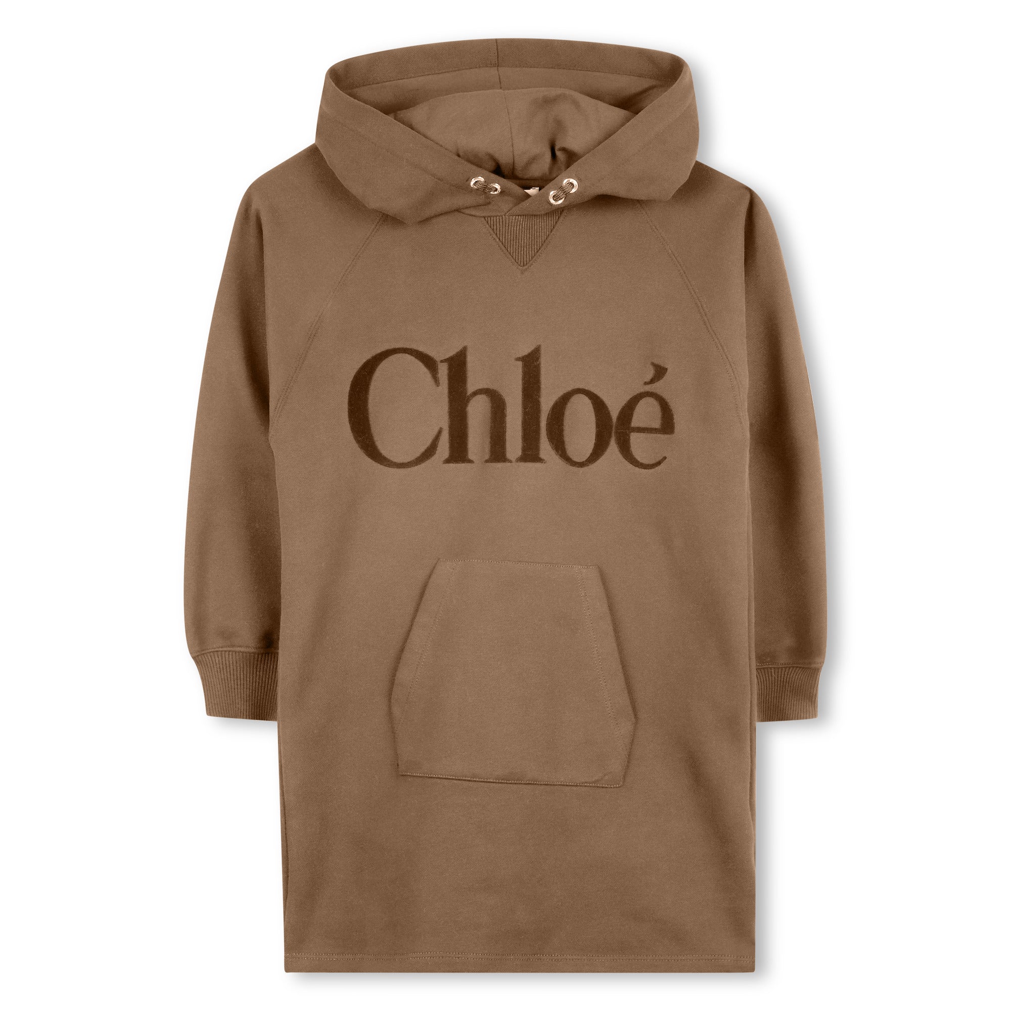 CHLOÉLogo Hooded Dress3617165548321SAVANNA