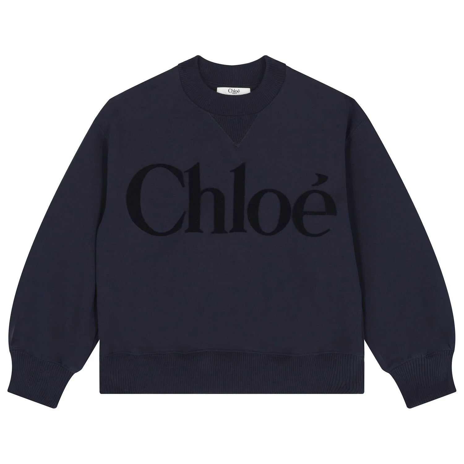 CHLOÉTerry Logo Print Sweatshirt3617165530746SAVANNA