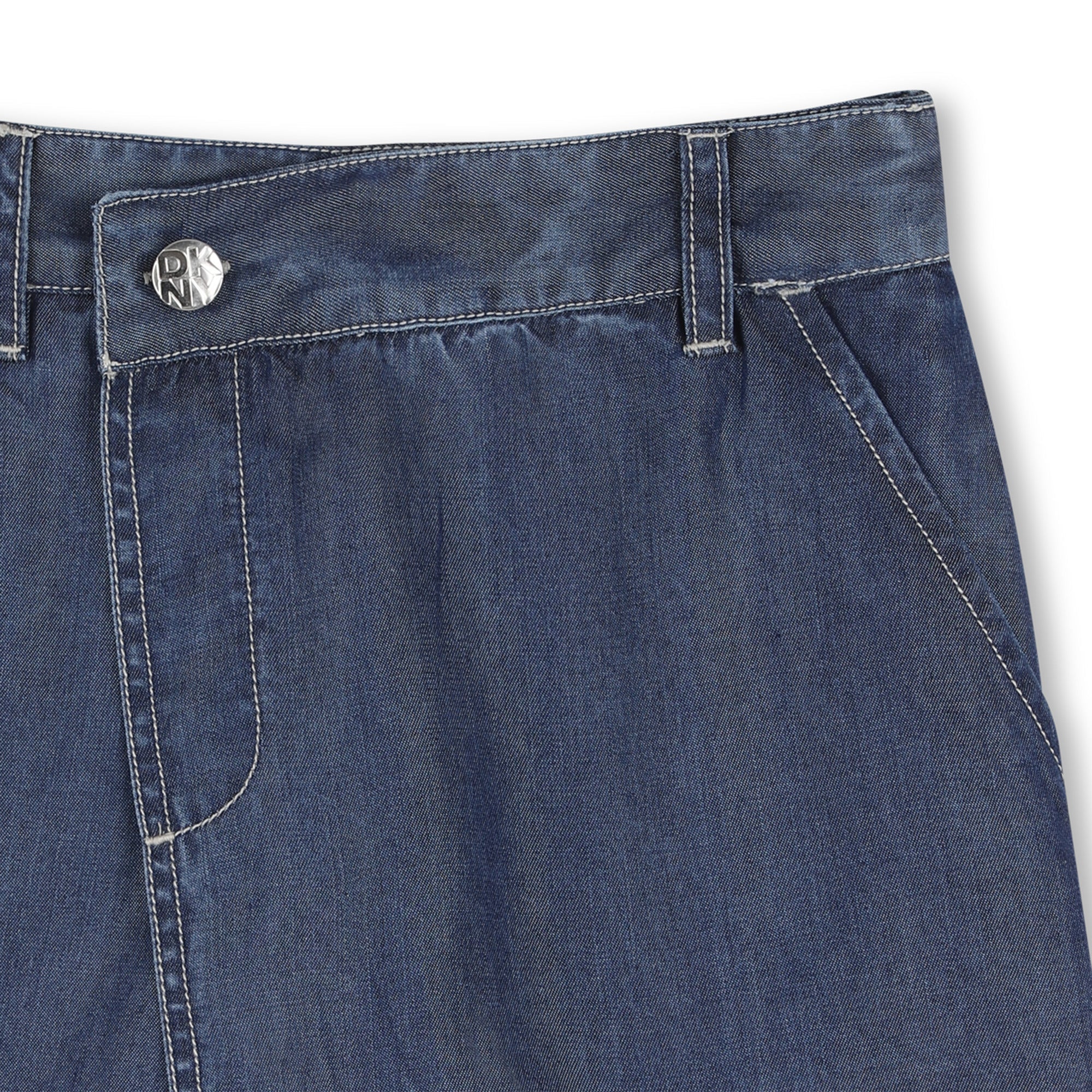 DKNYDenim Logo Shorts3617165859625SAVANNA