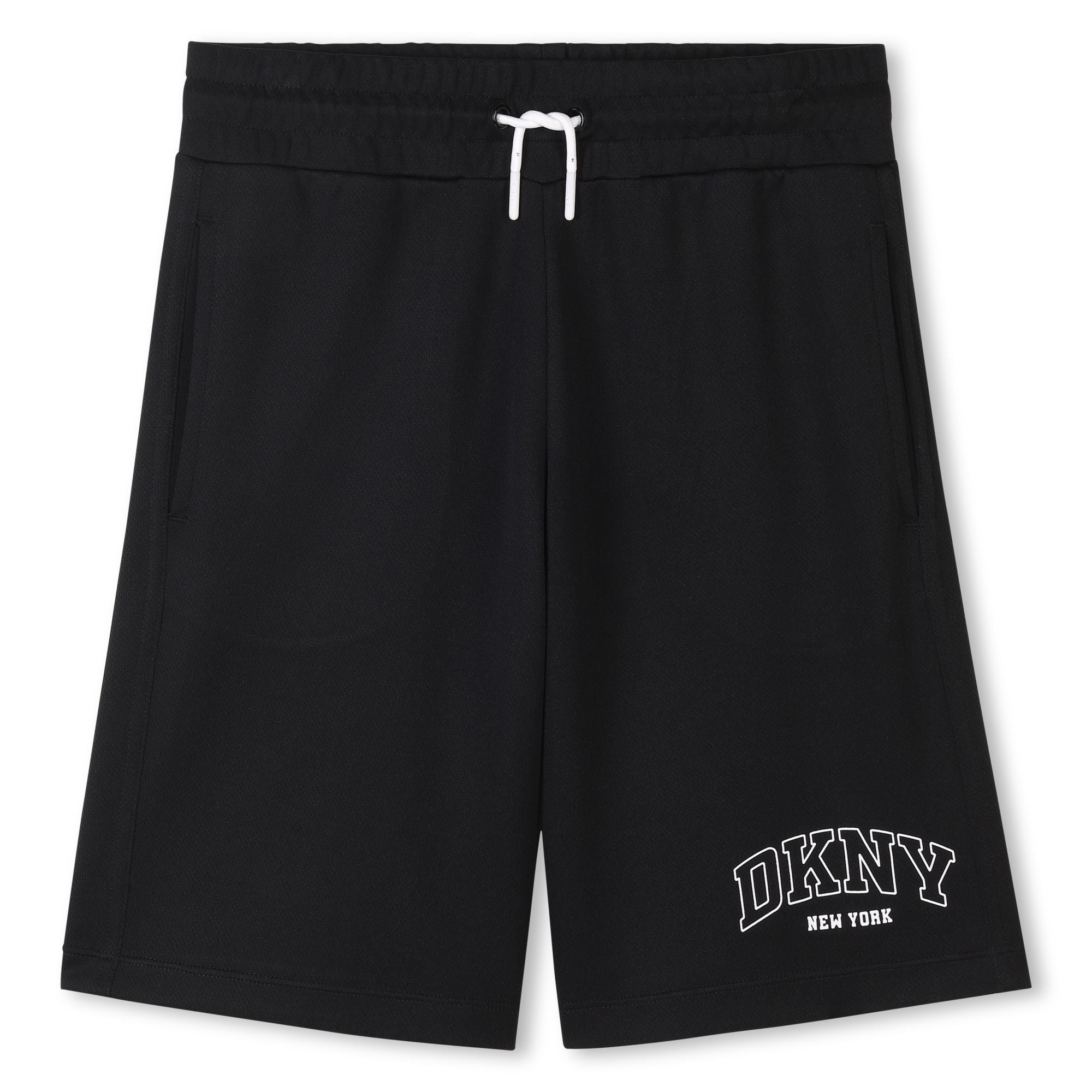 DKNYLogo Print Drawstring Shorts3617165267758SAVANNA