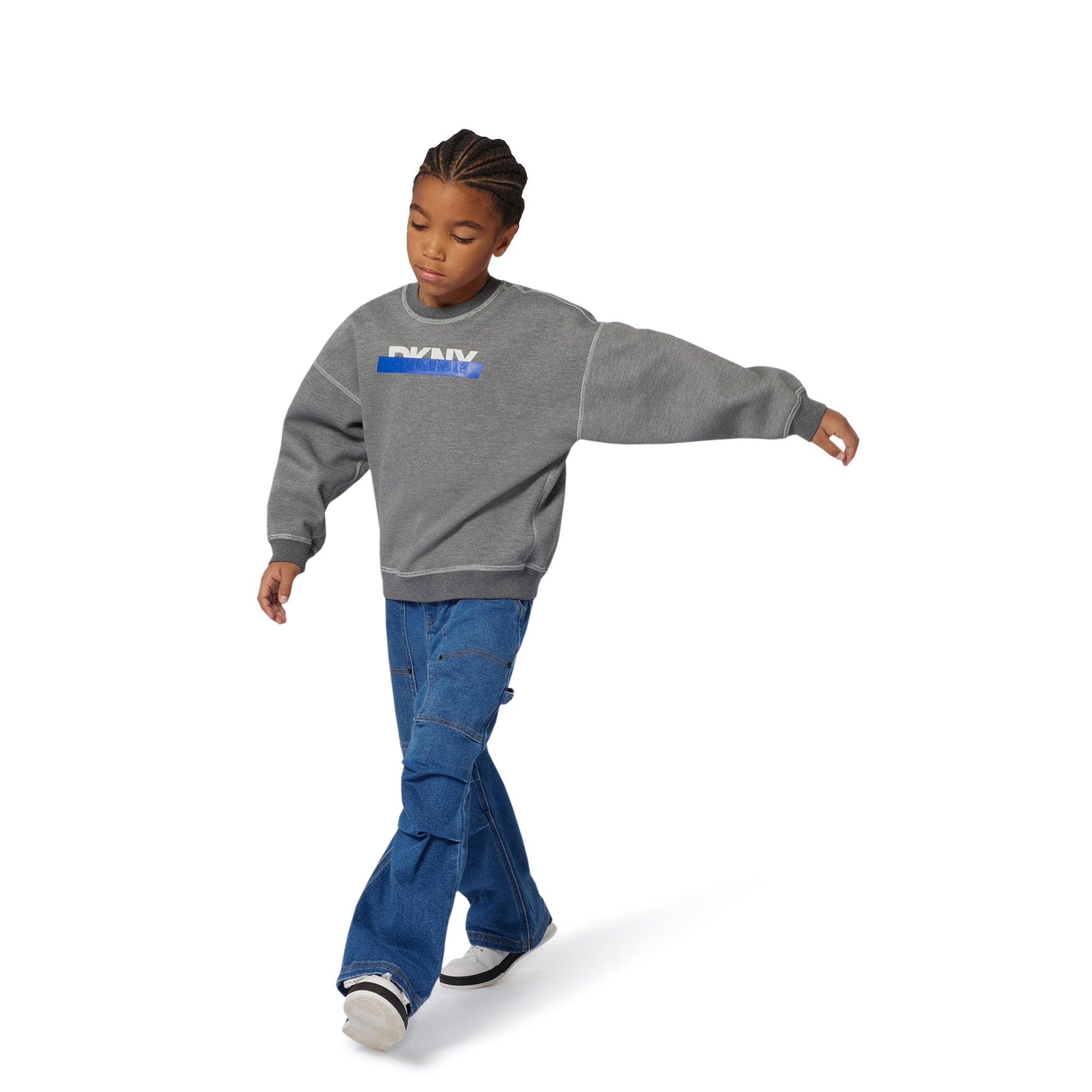 DKNYLogo Reversible Sweatshirt3617165641381SAVANNA