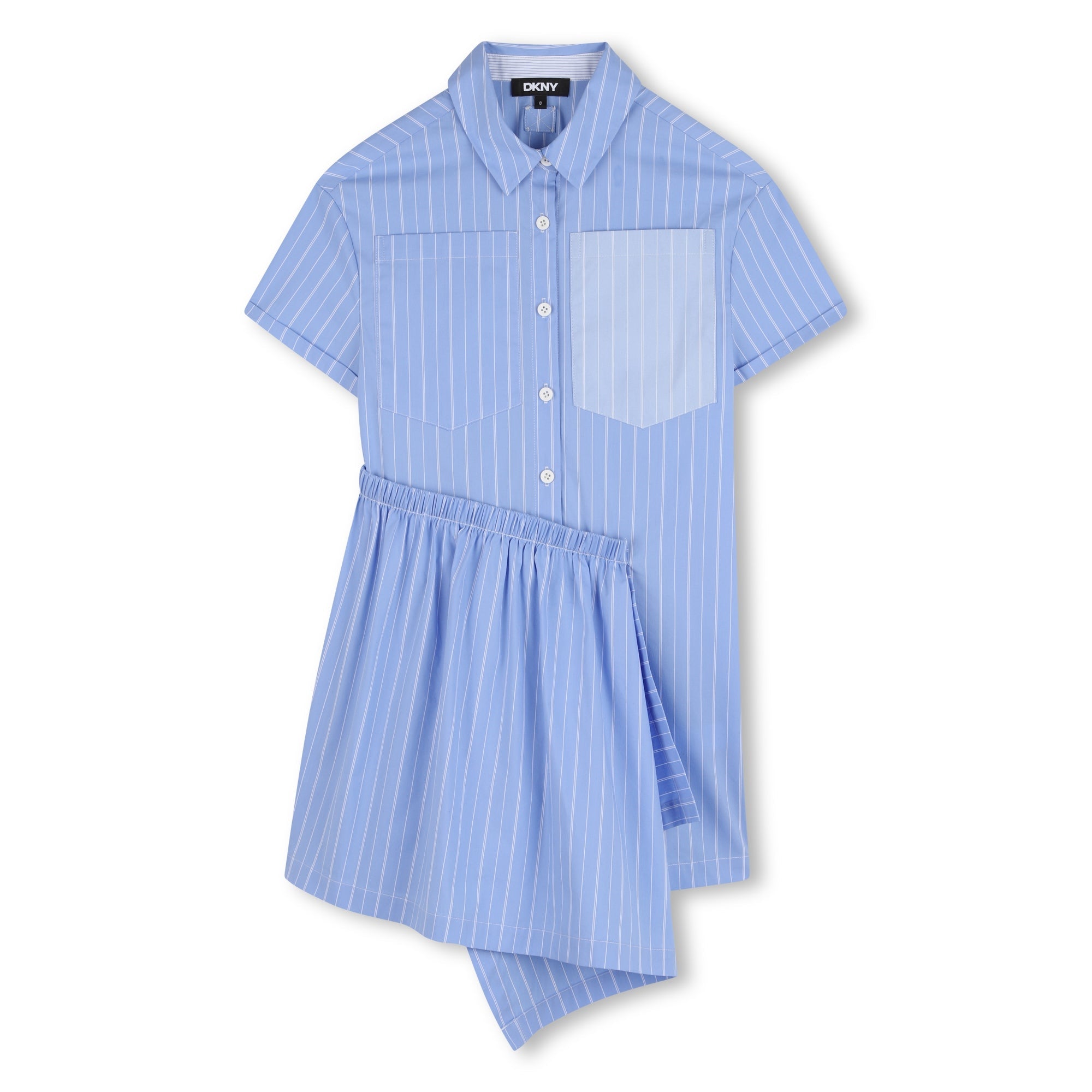 DKNYStriped Asymmetric Dress3617165919824SAVANNA