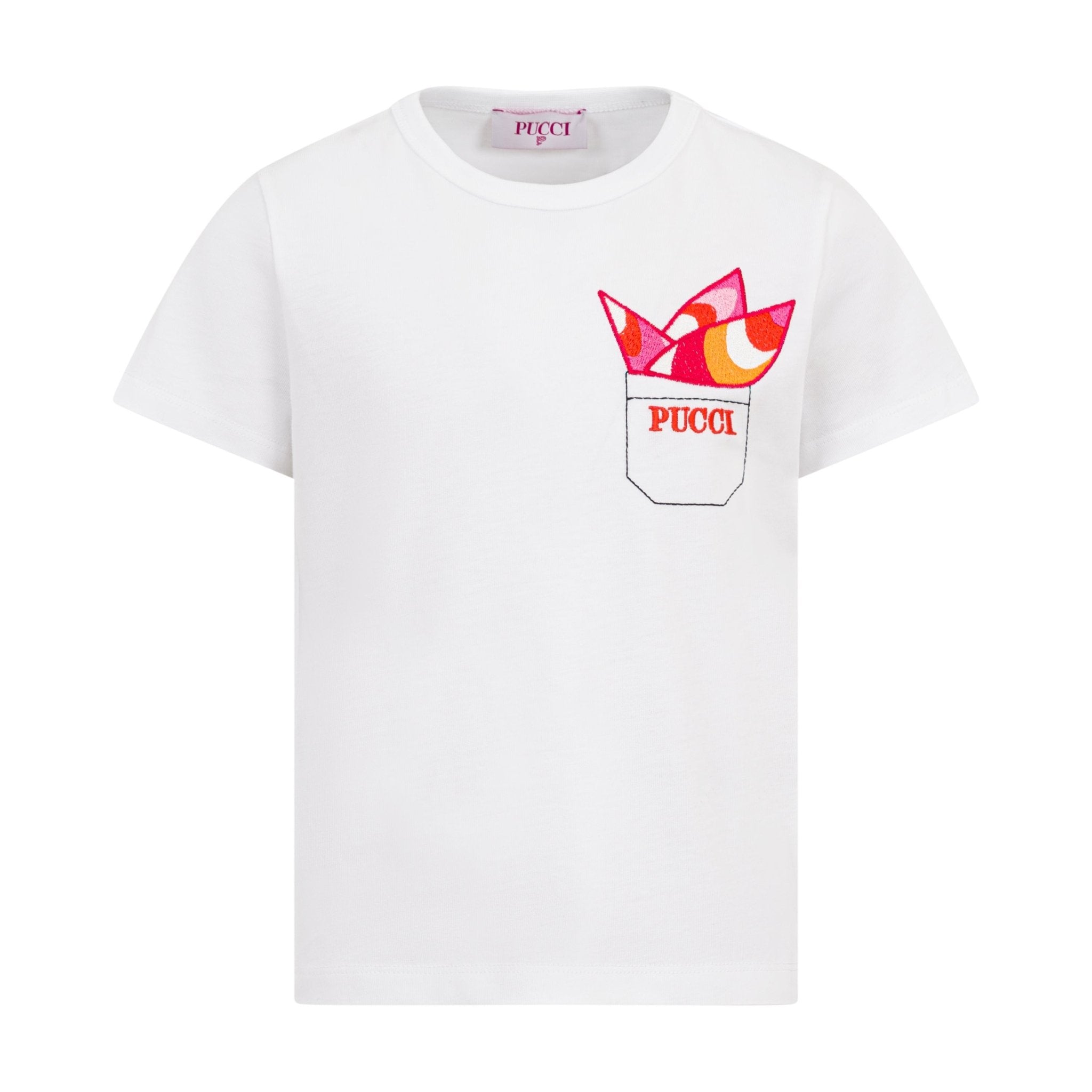 Emilio PucciLogo Pocket T-shirt8059774194288SAVANNA