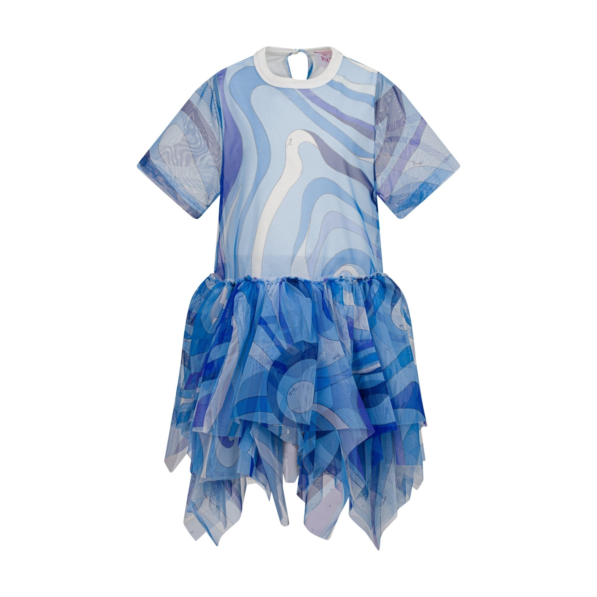 Emilio PucciMarmo Print Tulle Dress8055178928696SAVANNA