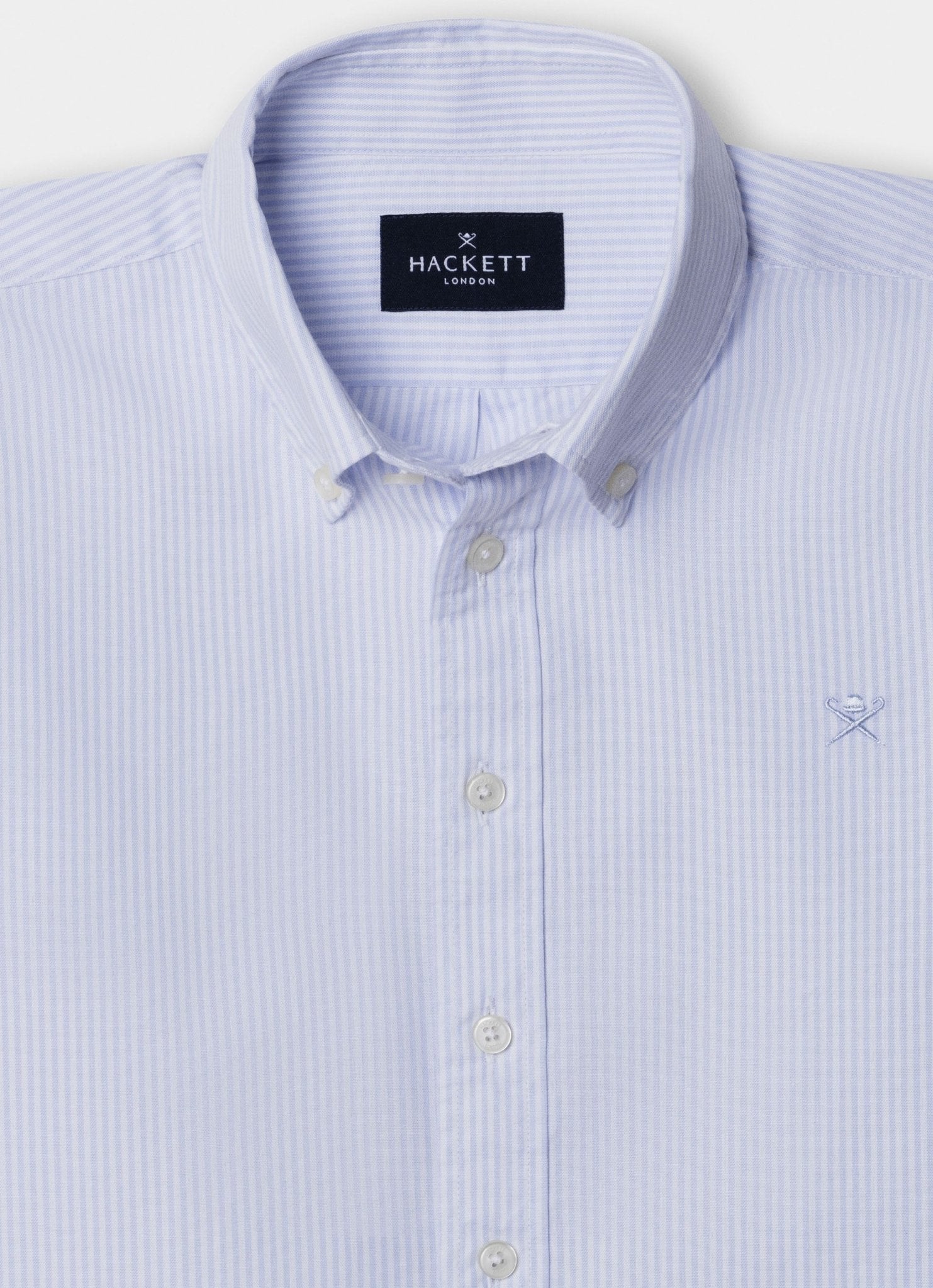 Hackett LondonClassic Fit Oxford Stripe Shirt5063261800661SAVANNA