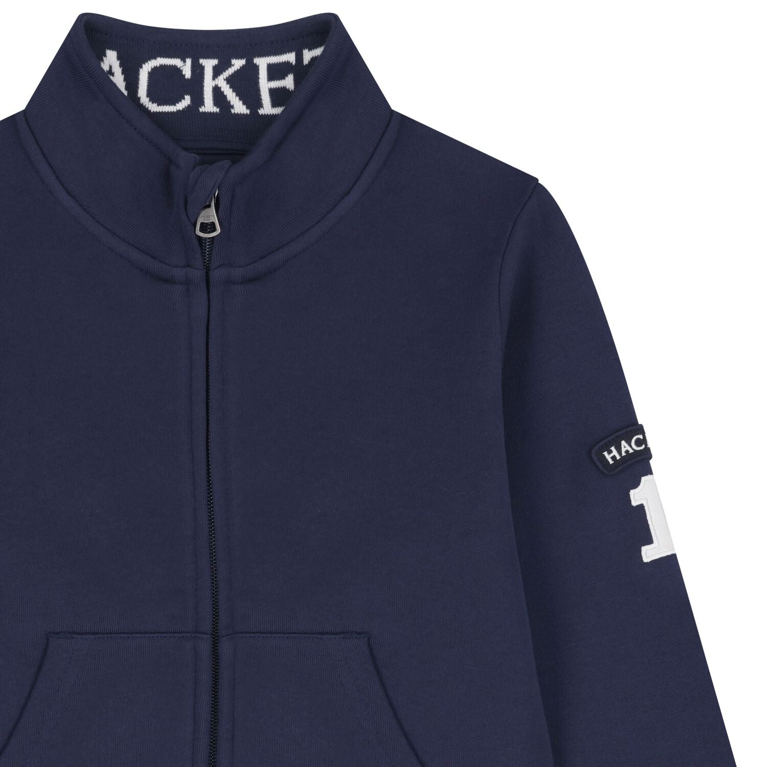 Hackett LondonLogo Zip Up Sweater5063261881875SAVANNA