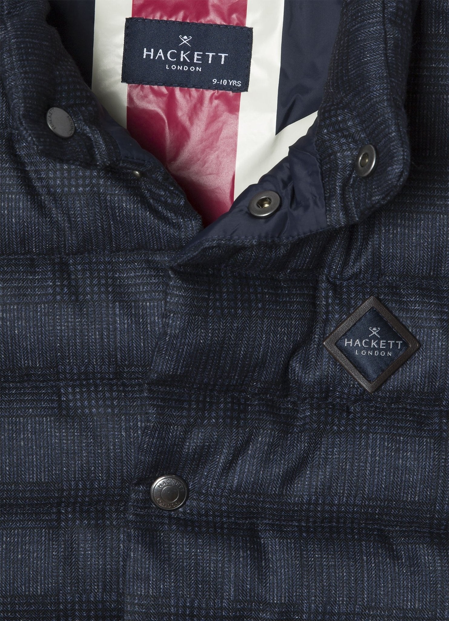 Hackett LondonPrince Wales Check Gilet5063261879070SAVANNA