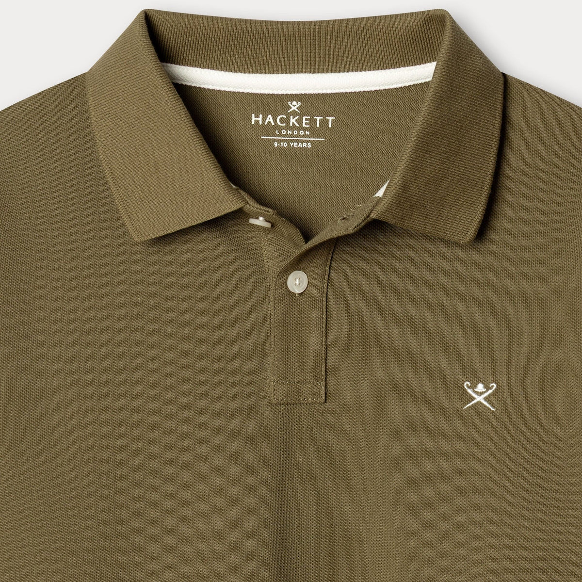 Hackett LondonSmall Logo Sleeved Polo Shirt5063698376012SAVANNA