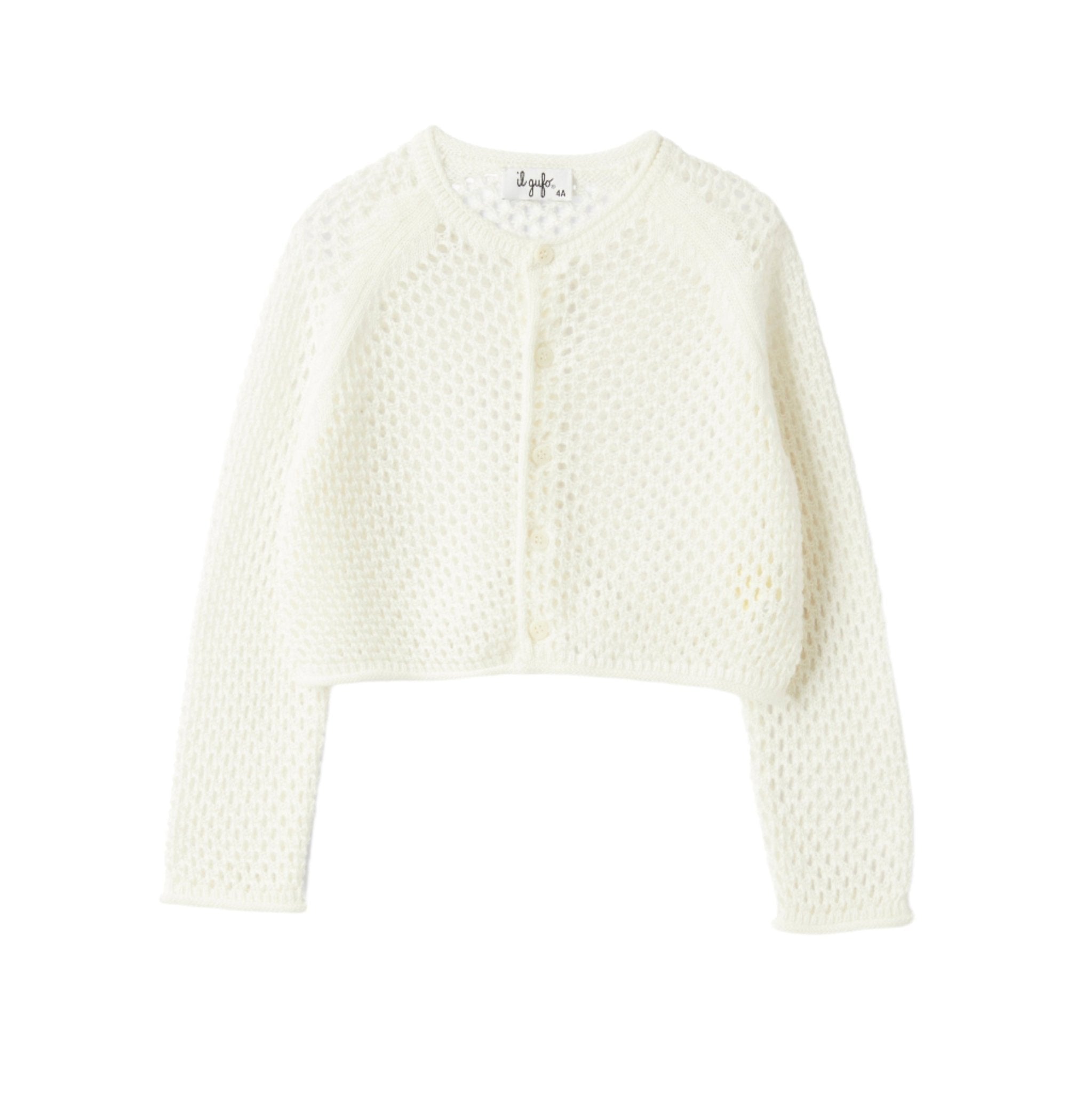 Il GufoCrochet Open CardiganSAVANNA